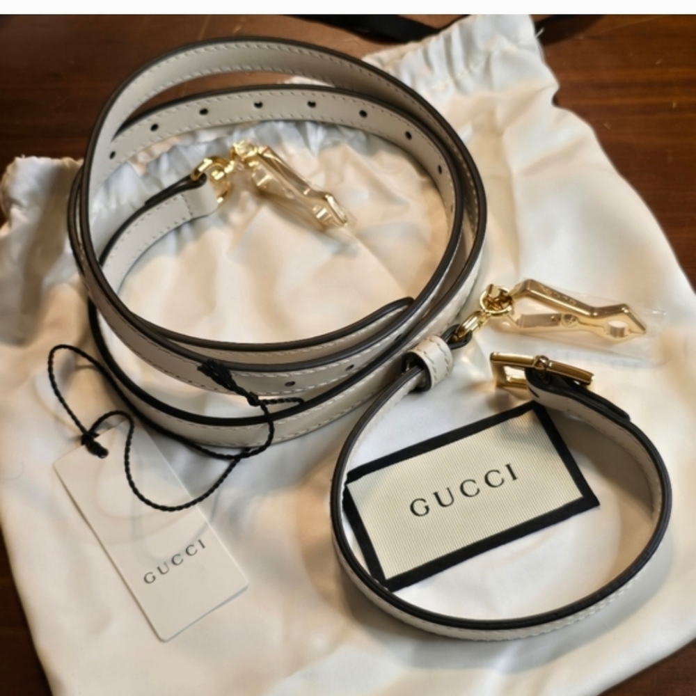 Gucci Off White Crossbody Replacement Strap NWT